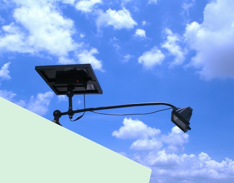 Commercial Solar Billboard Light Mounted
